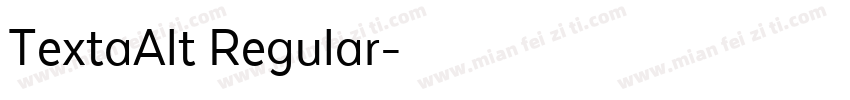 TextaAlt Regular字体转换